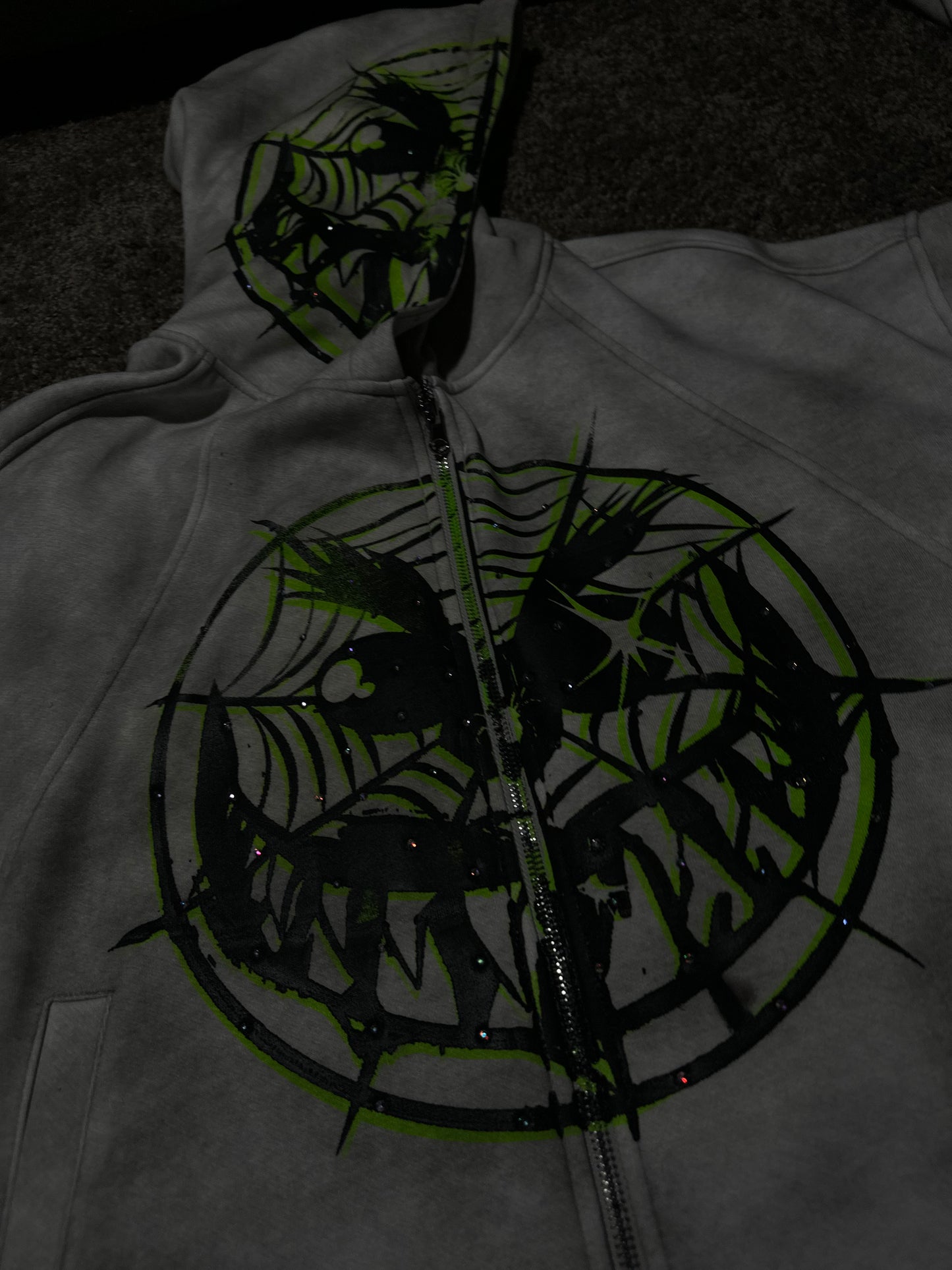 Sinister zip-up