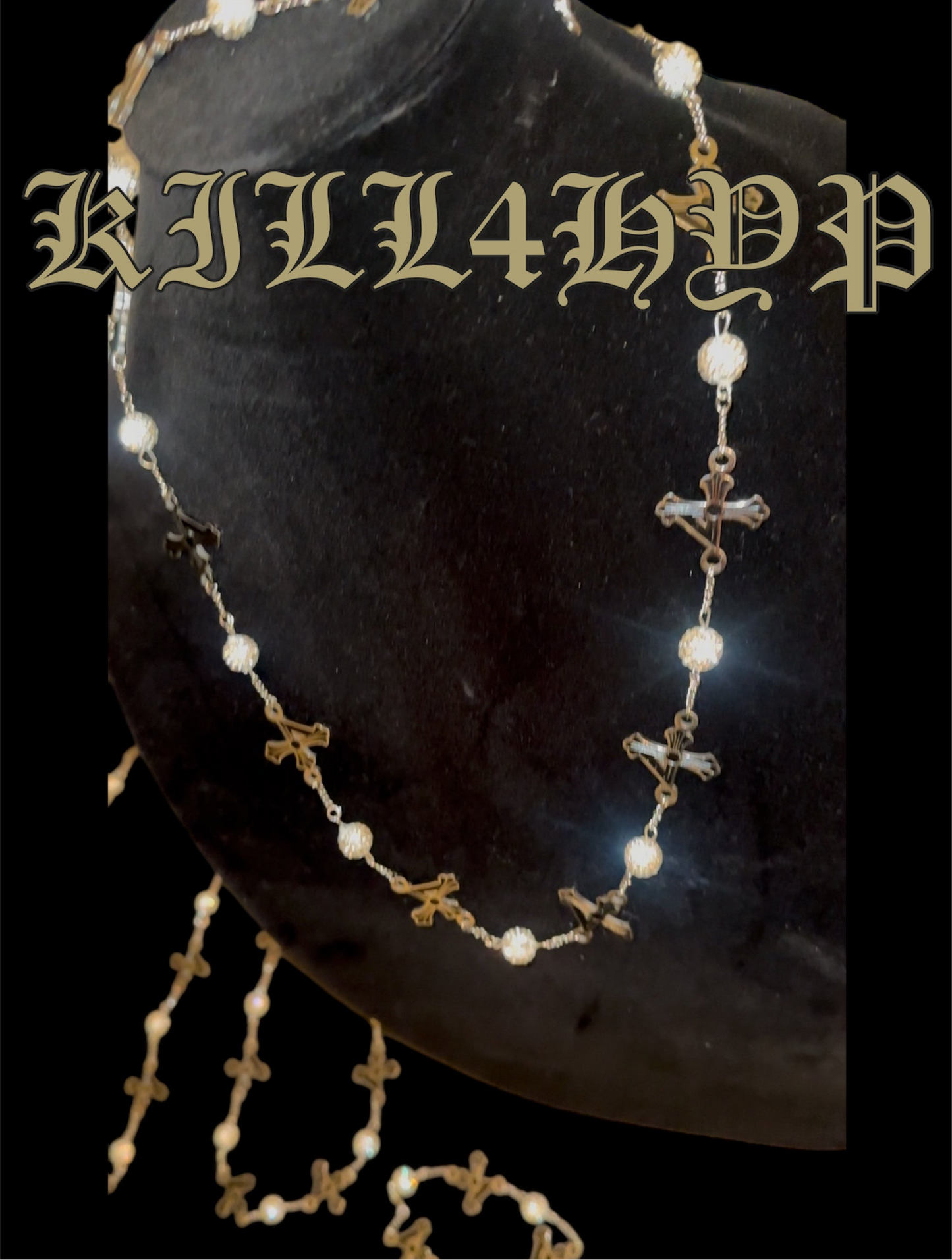 Kill4hyp black & chrome jewelry