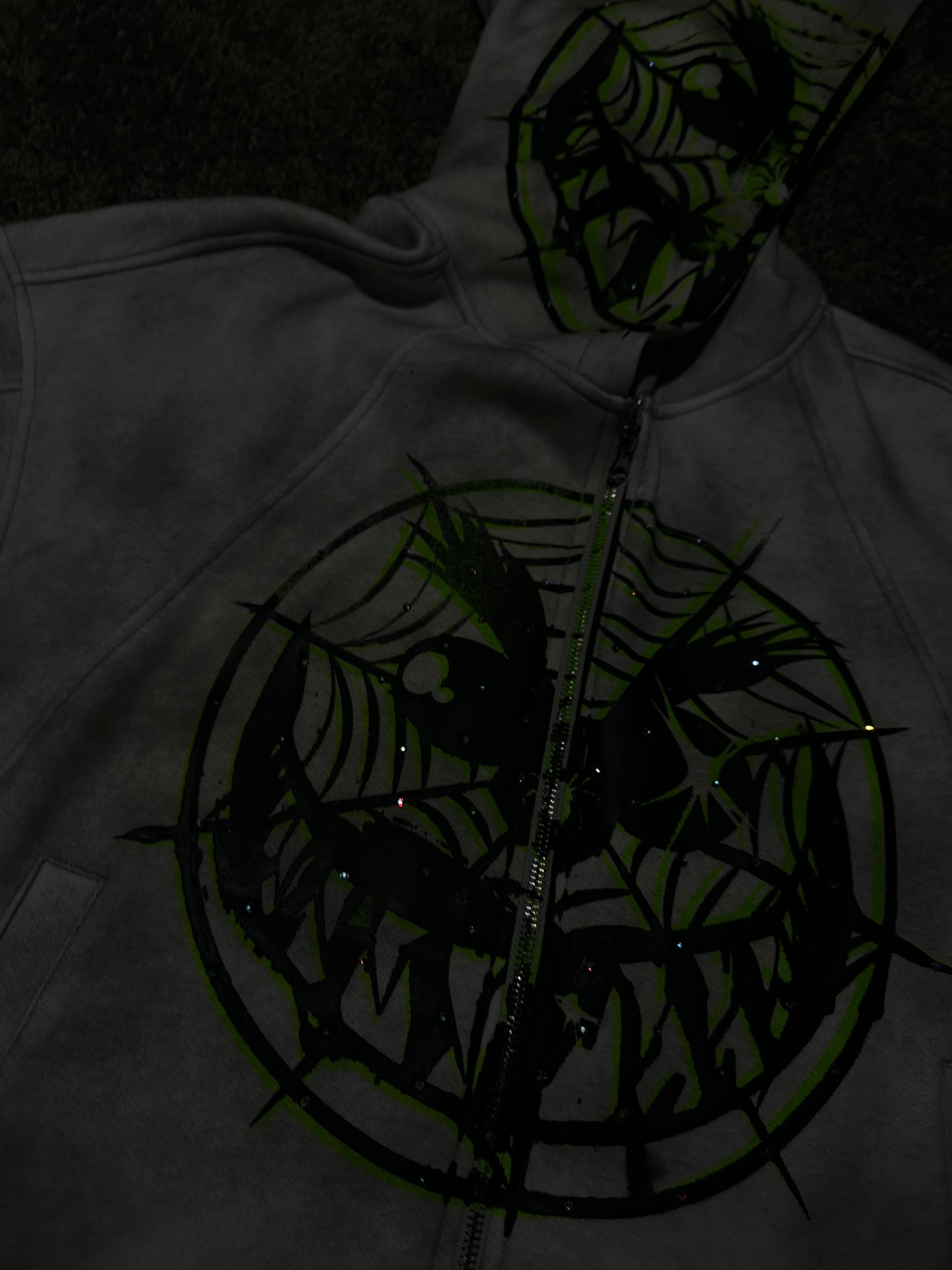 Sinister zip-up