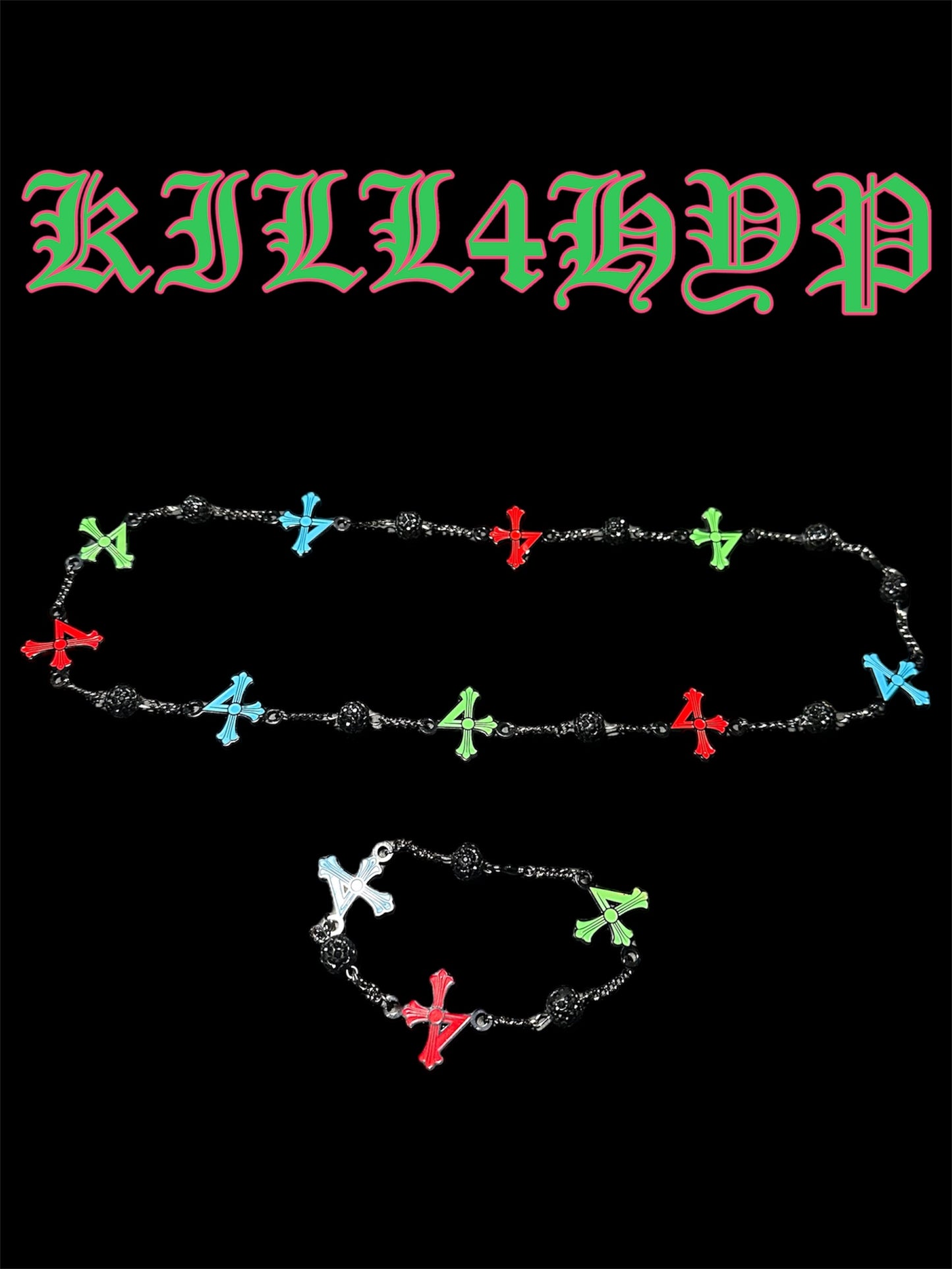 Kill4hyp Multi- color jewelry set