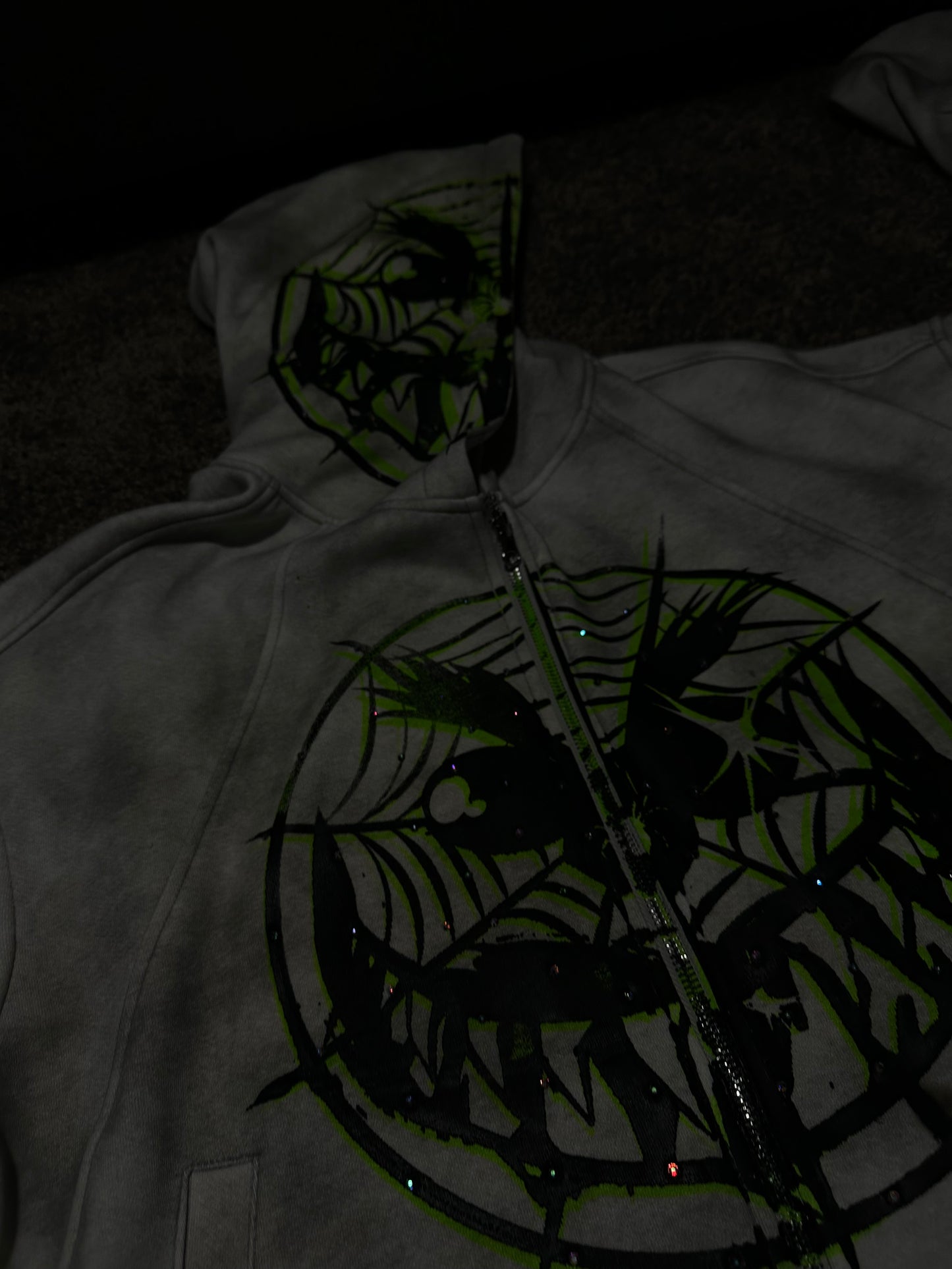 Sinister zip-up